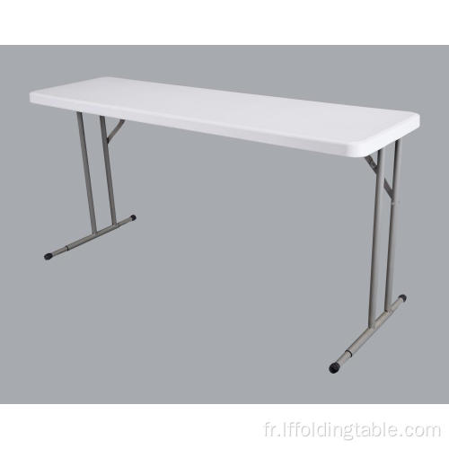 Table pliante de réunion étroite pour rectangle de 5 pieds